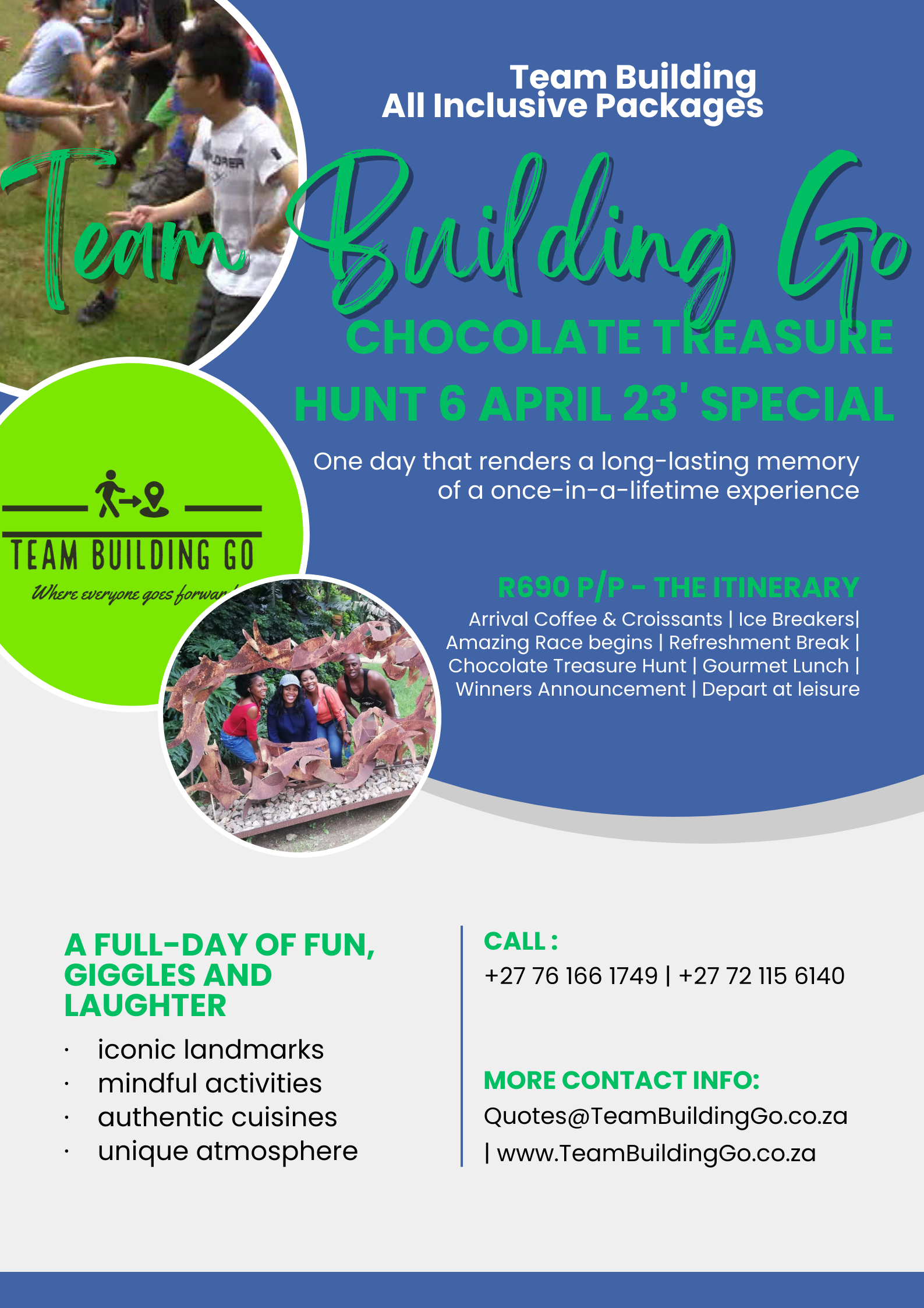 Team Building Go Easter All inclusive packages Team Building